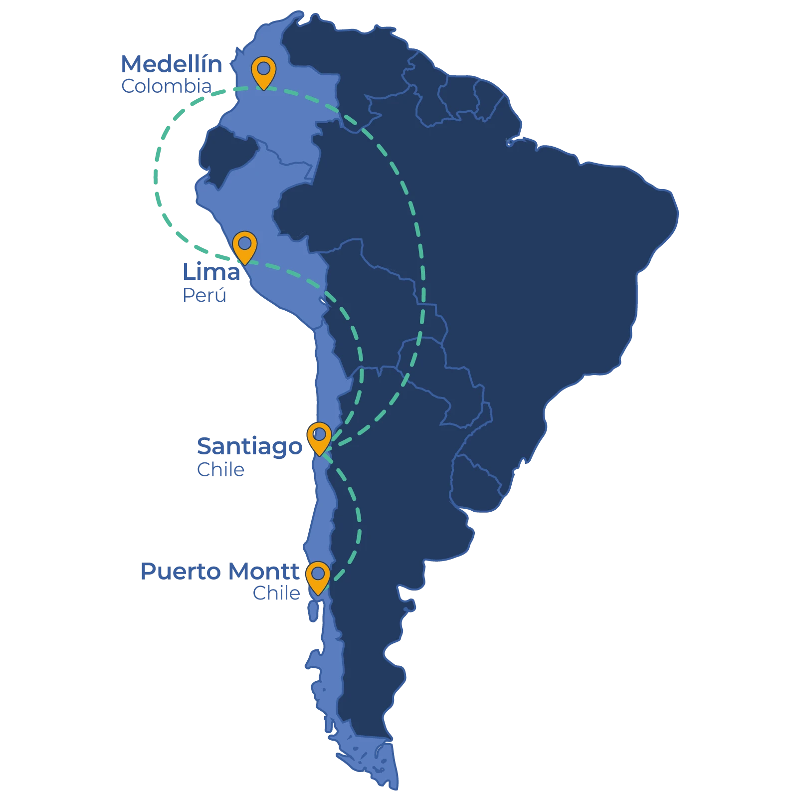 Mapa Data Center Gtd
