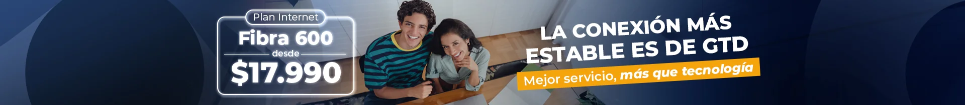 La conexión mas estable es de Gtd