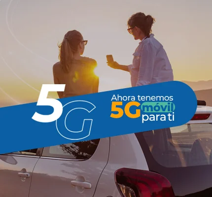 Hombre con tecnologia 5g