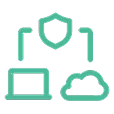 Icono conexión VPN segura