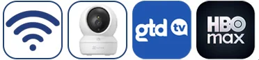 Internet + Cámara + Gtd TV + HBO Max