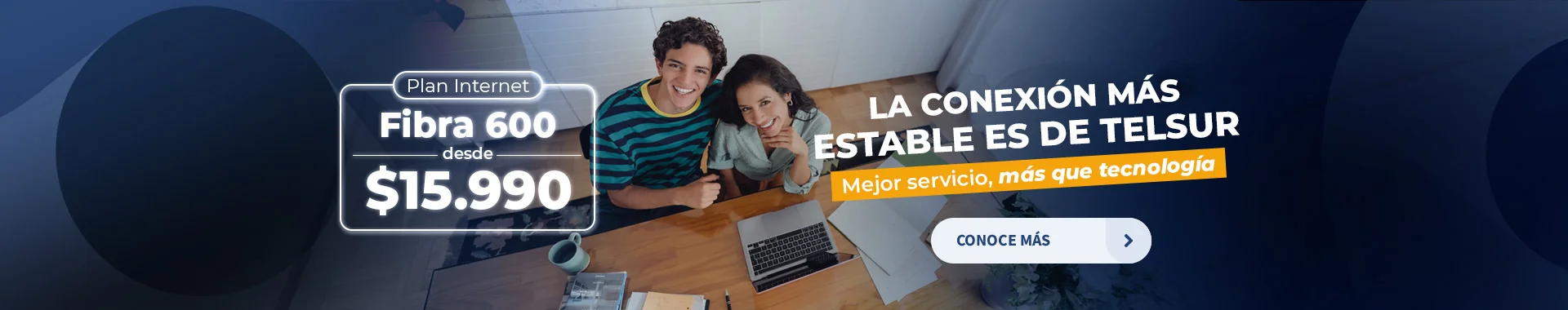 La conexión mas estable es de Telsur